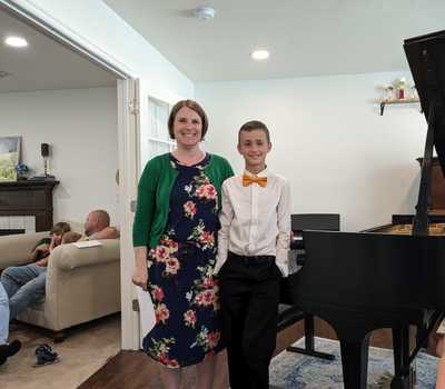 Isaac Completes Book 2 Recital